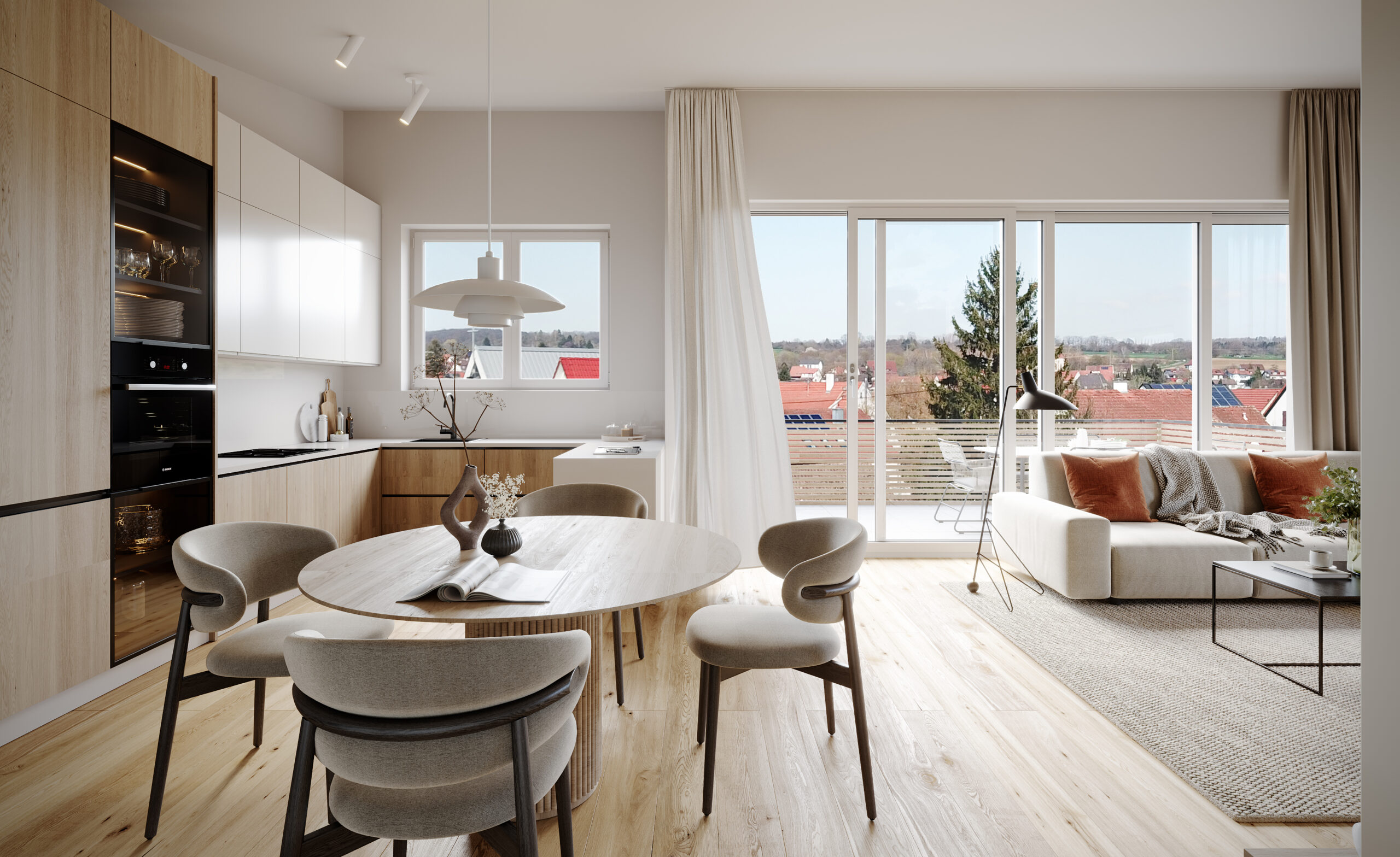 Neubau-Wohnungen Dußlingen im Geierweg 2 - 14 Eigentumswohnungen vermittelt durch KRAMS Immobilien