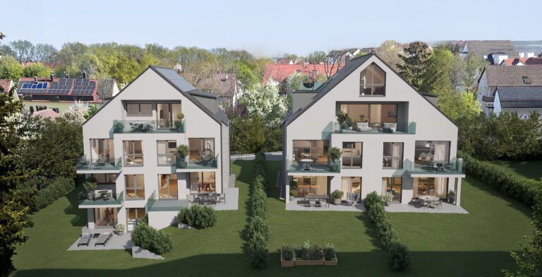 Neubauprojekt an der Reutlinger Achalm – Visualisierung